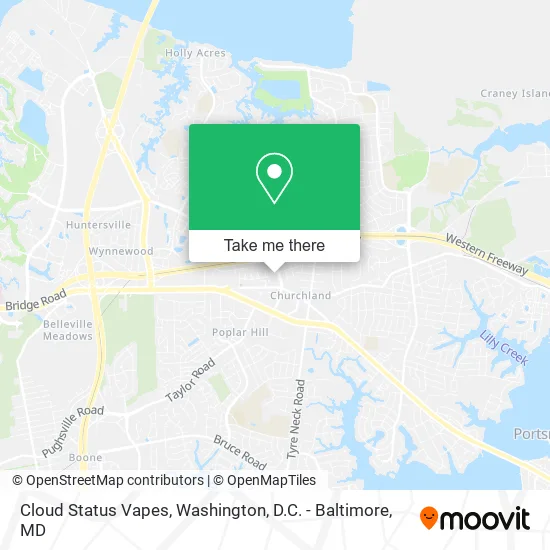Cloud Status Vapes map