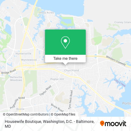 Mapa de Housewife Boutique