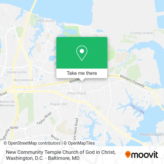 New Community Temple Church of God in Christ map
