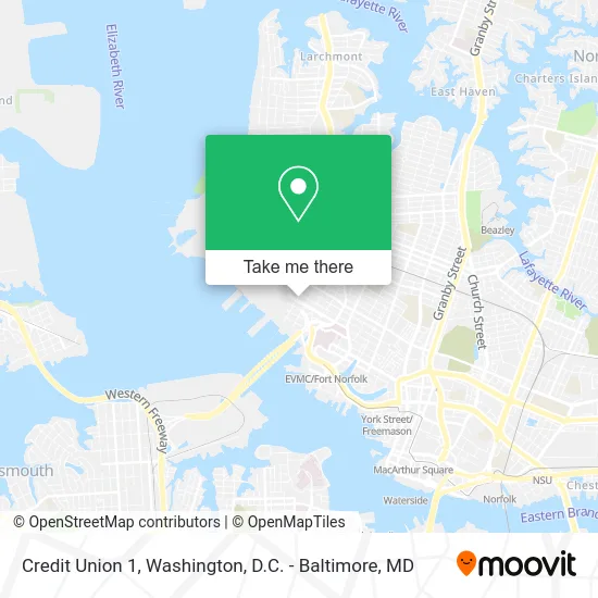 Credit Union 1 map