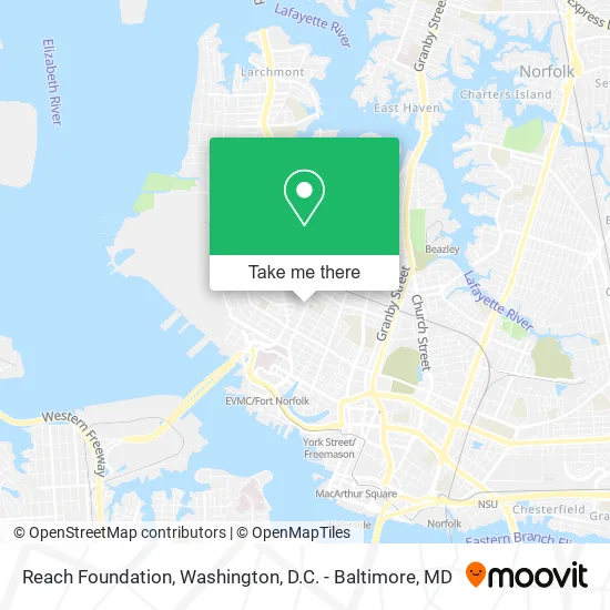 Reach Foundation map