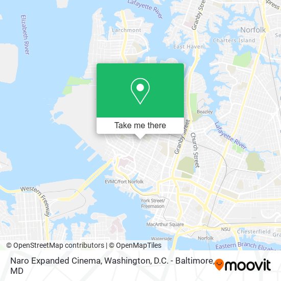 Naro Expanded Cinema map