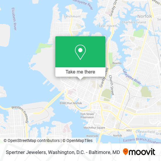 Spertner Jewelers map