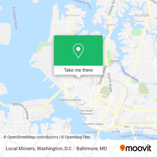Local Movers map