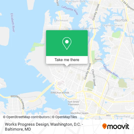 Works Progress Design map