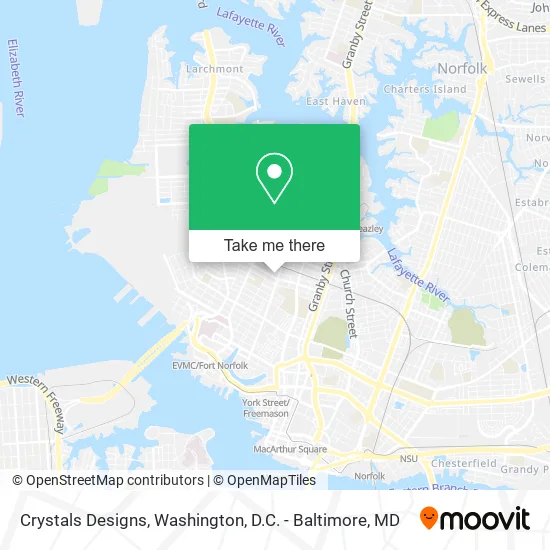 Crystals Designs map