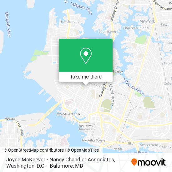 Joyce McKeever - Nancy Chandler Associates map