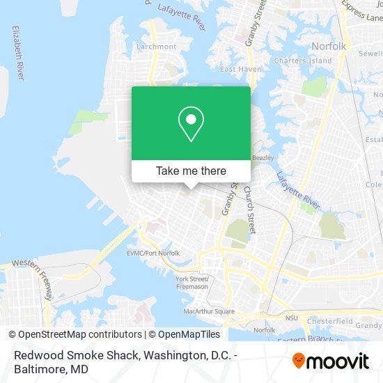 Redwood Smoke Shack map