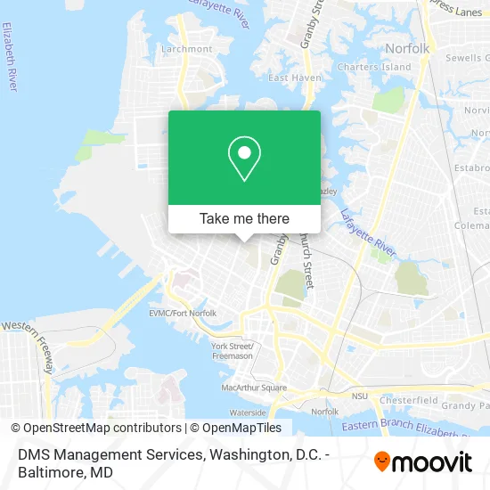 DMS Management Services map