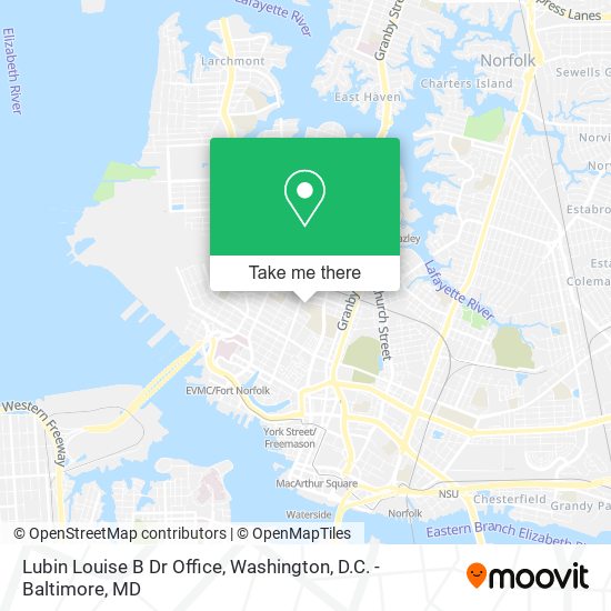 Lubin Louise B Dr Office map