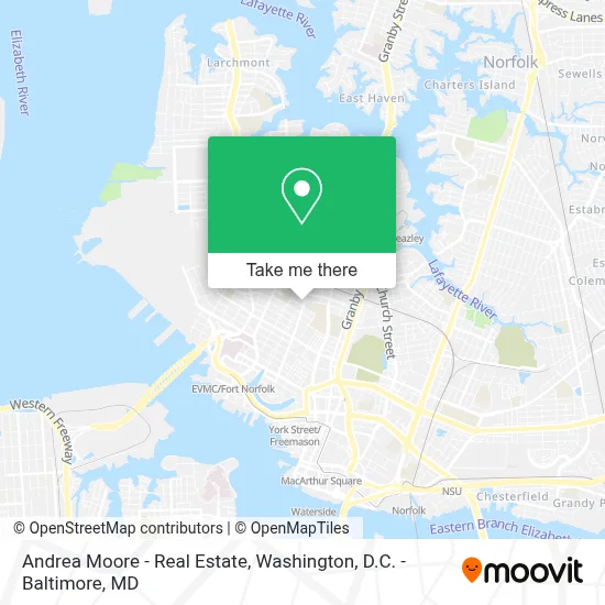 Andrea Moore - Real Estate map