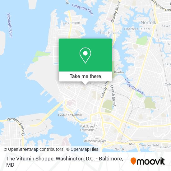 Mapa de The Vitamin Shoppe