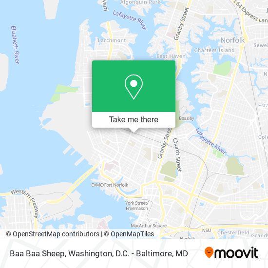 Baa Baa Sheep map