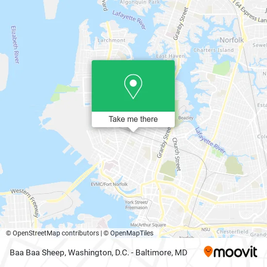 Baa Baa Sheep map