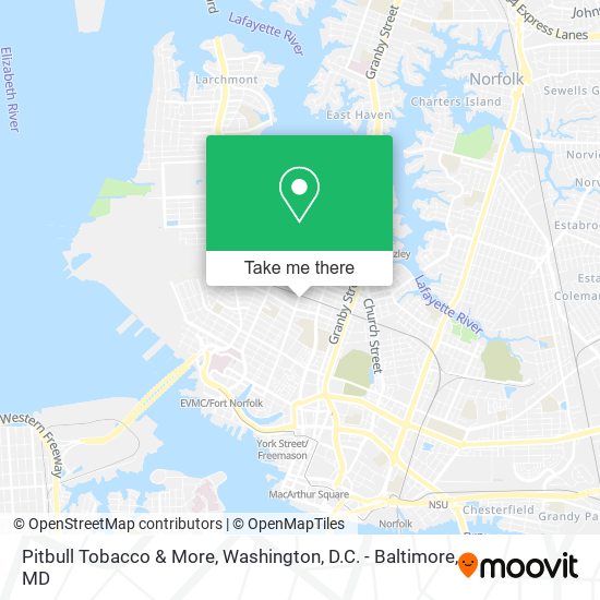Pitbull Tobacco & More map