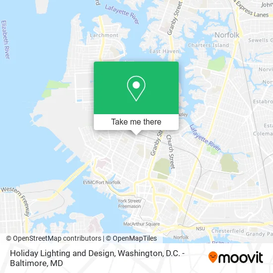 Holiday Lighting and Design map