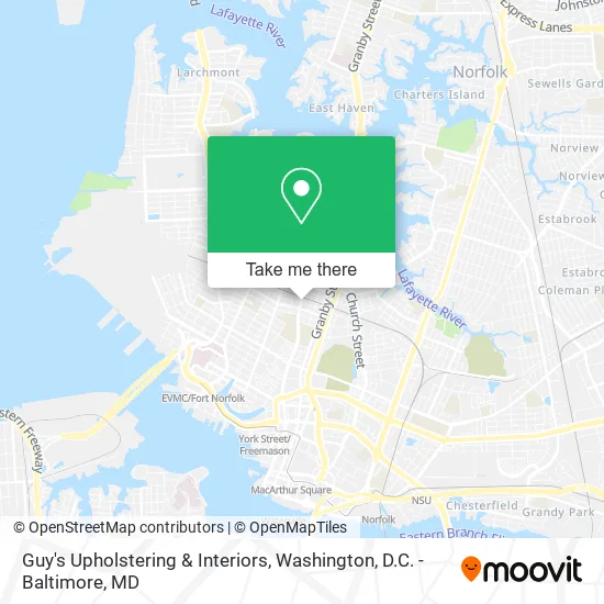 Guy's Upholstering & Interiors map