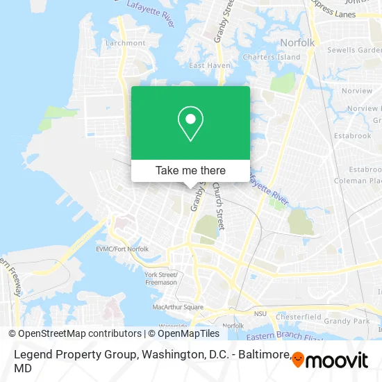 Legend Property Group map