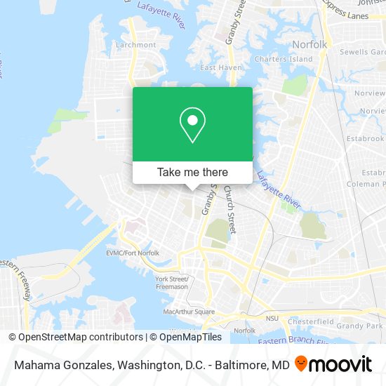 Mahama Gonzales map