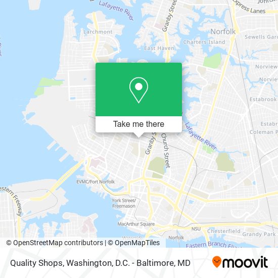 Quality Shops map