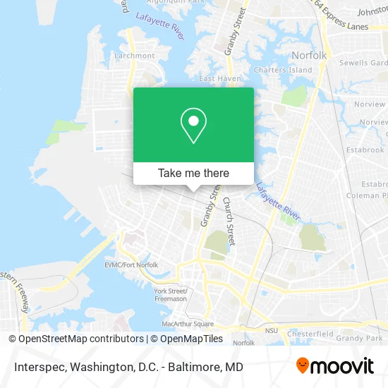Interspec map