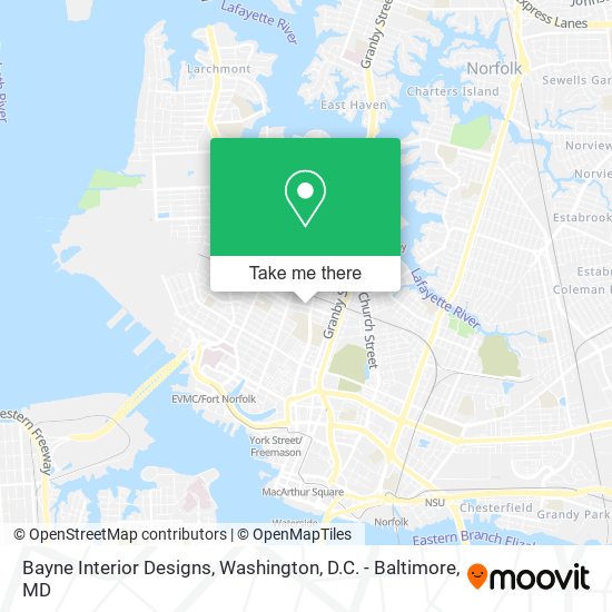 Bayne Interior Designs map
