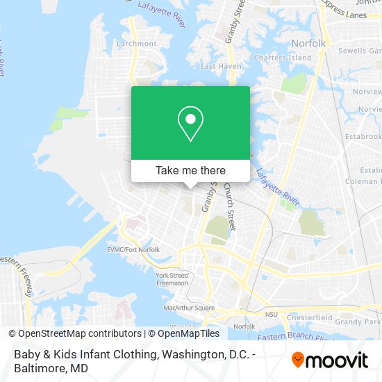 Baby & Kids Infant Clothing map
