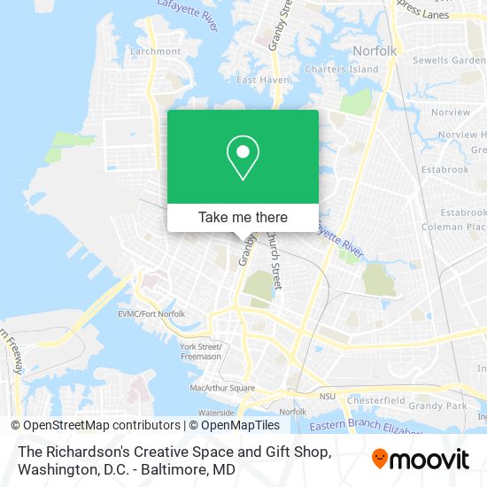 Mapa de The Richardson's Creative Space and Gift Shop