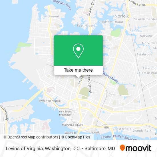 Mapa de Levin's of Virginia