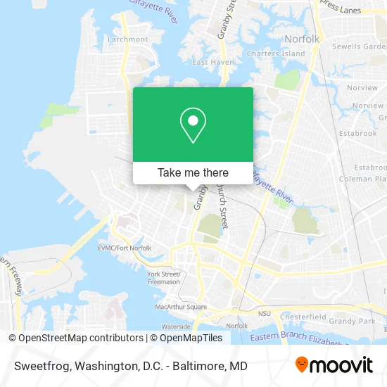 Sweetfrog map