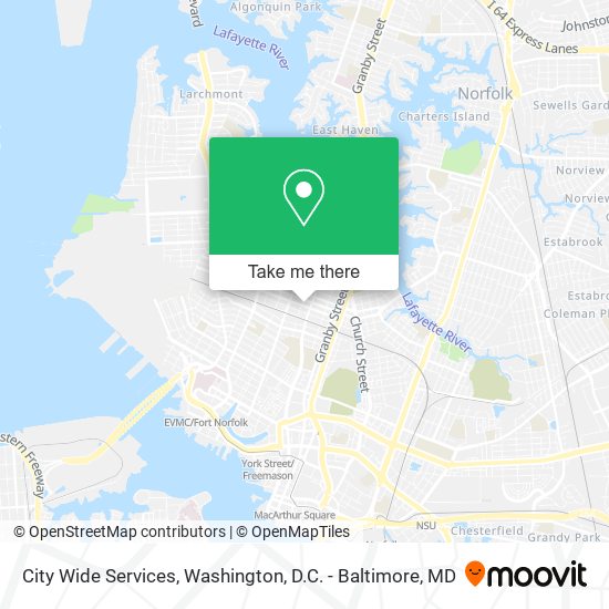Mapa de City Wide Services