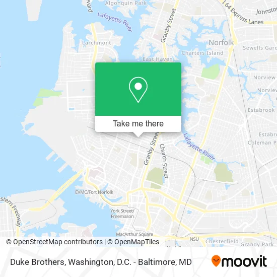 Duke Brothers map