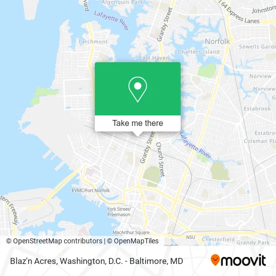 Blaz'n Acres map