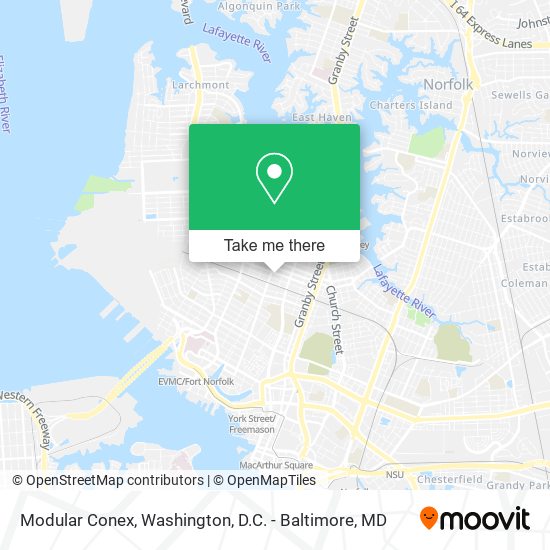 Modular Conex map