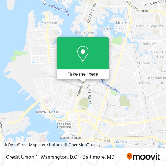 Credit Union 1 map