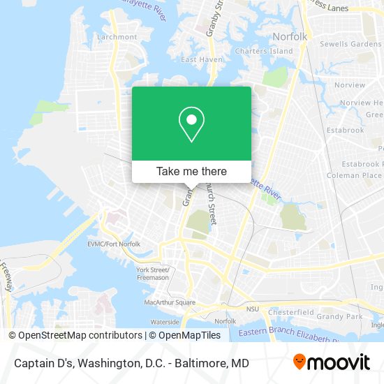 Captain D's map