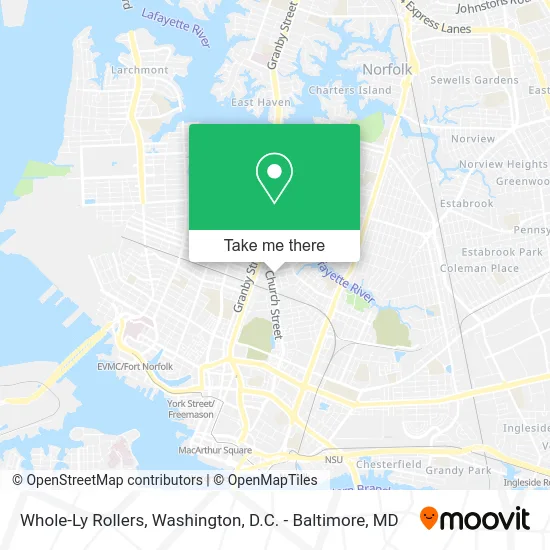 Whole-Ly Rollers map