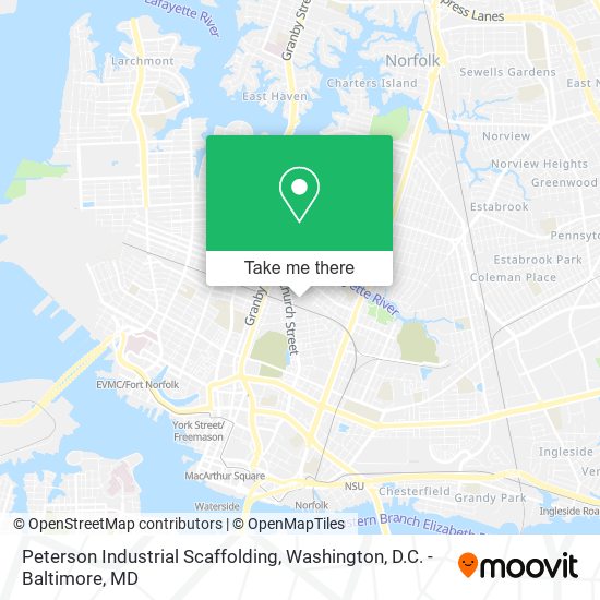 Peterson Industrial Scaffolding map