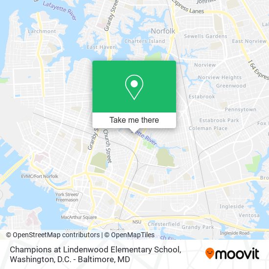 Mapa de Champions at Lindenwood Elementary School