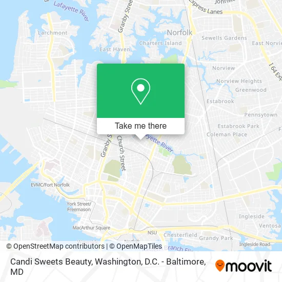 Candi Sweets Beauty map