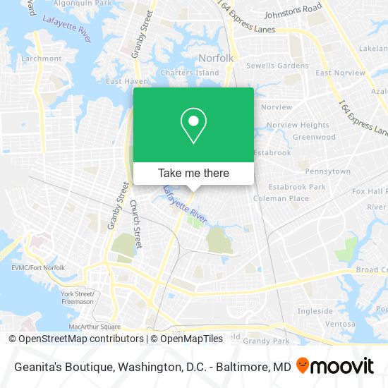 Mapa de Geanita's Boutique