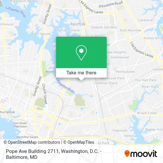 Pope Ave Building 2711 map