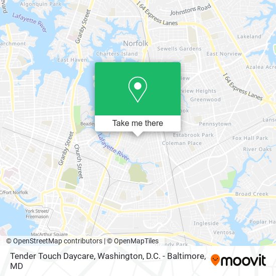 Tender Touch Daycare map