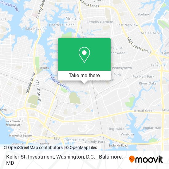 Mapa de Keller St. Investment
