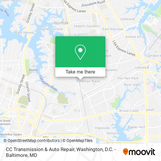 CC Transmission & Auto Repair map