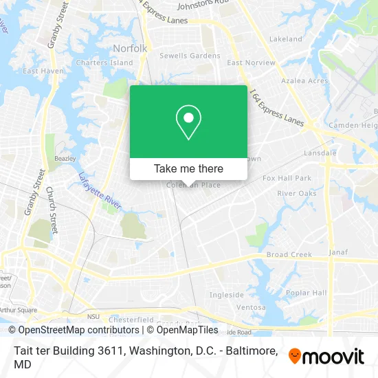 Tait ter Building 3611 map