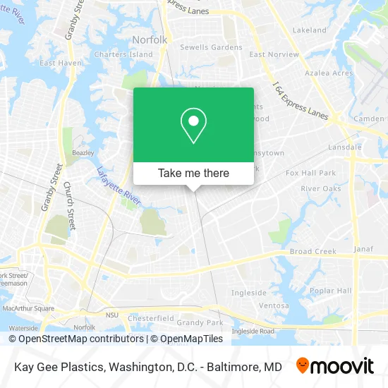 Mapa de Kay Gee Plastics