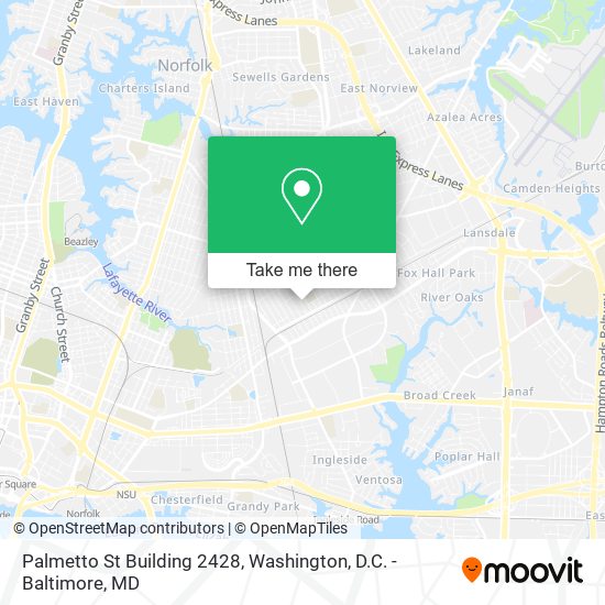 Mapa de Palmetto St Building 2428