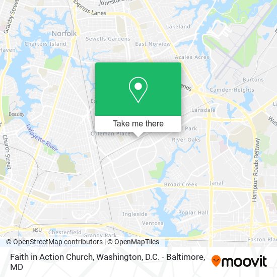 Mapa de Faith in Action Church