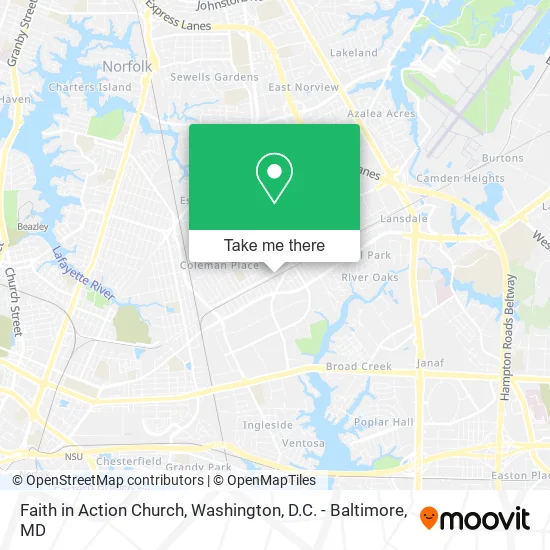 Mapa de Faith in Action Church